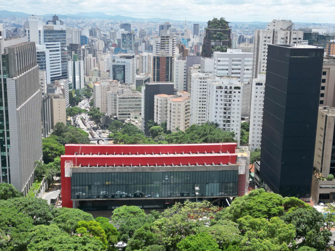 imagem aérea do MASP